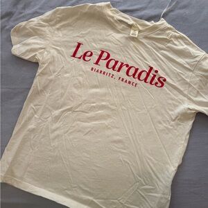 H&M White Crewneck Tee